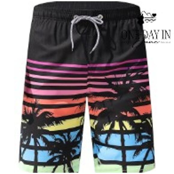Adisputent Tropical Boardshorts Size L - Picture 1 of 6
